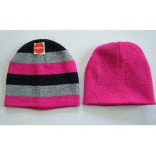 NWTS Target One Size Reversible Knit Beanie Stocking Hat Cap Gray ` Black ` Pink  eb-64275682
